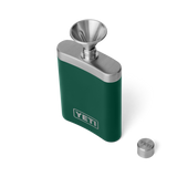 Yeti Rambler Flask, black forest green