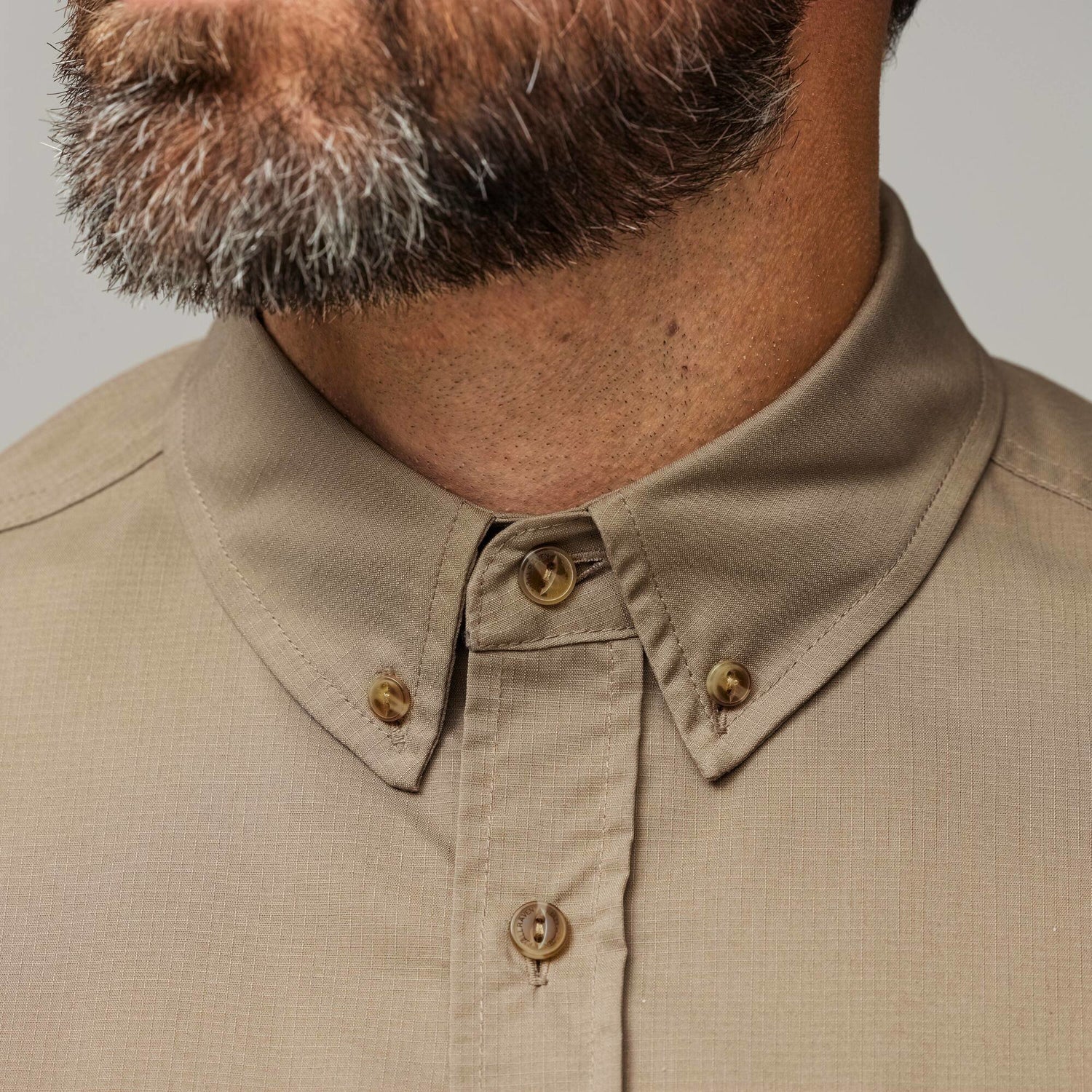 Fjällräven Övik Air Stretch SS Shirt M, suede brown
