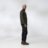 Fjällräven Övik Fleece Half Zip M, deep forest