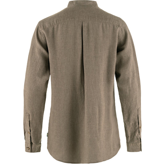 Fjällräven Övik Hemp Shirt LS W, suede brown