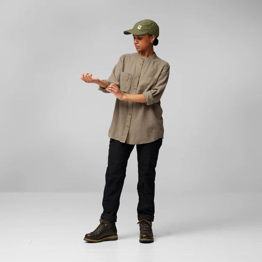 Fjällräven Övik Hemp Shirt LS W, suede brown