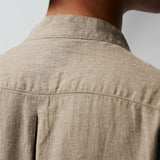 Fjällräven Övik Hemp Shirt LS W, suede brown