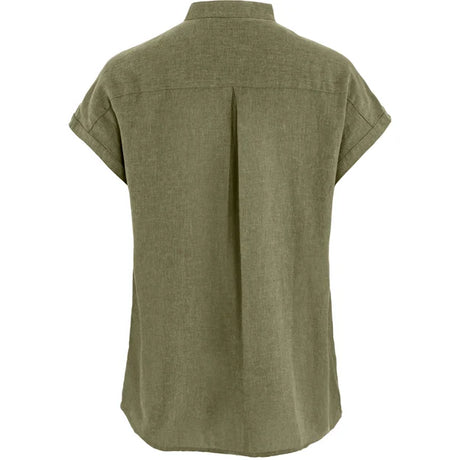 Fjällräven Övik Hemp Shirt SS W, green