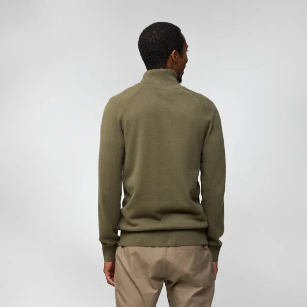 Fjällräven Övik Lite Half Zip, laurel green