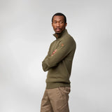 Fjällräven Övik Lite Half Zip, laurel green