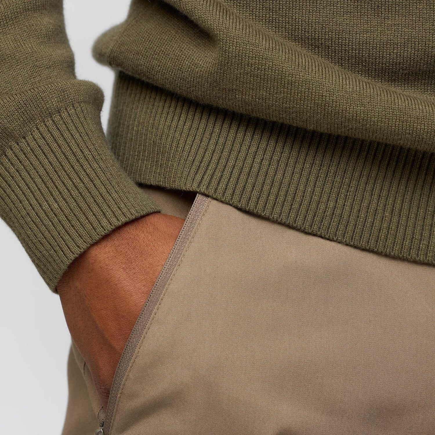 Fjällräven Övik Lite Half Zip, laurel green