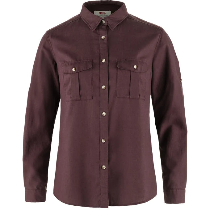 Fjallraven Övik Travel Shirt LS dames - Het Brabants Jachthuis