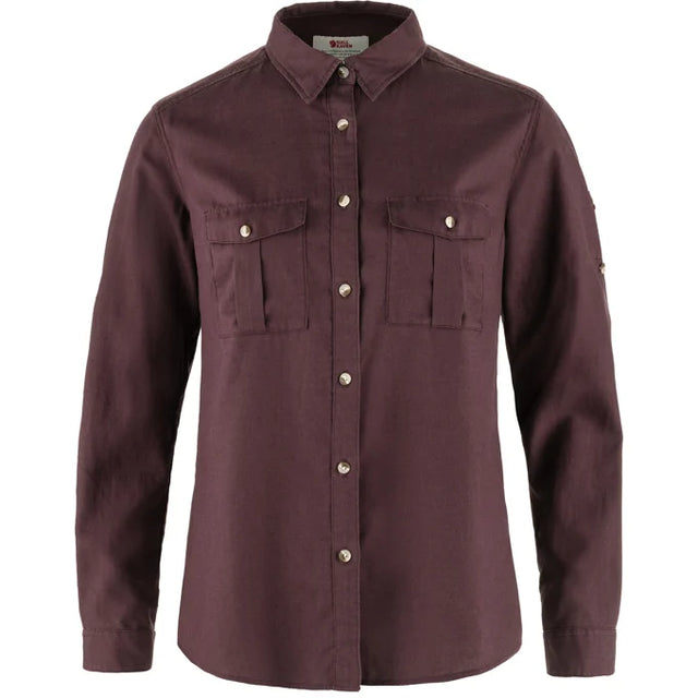Fjallraven Övik Travel Shirt LS dames - Het Brabants Jachthuis