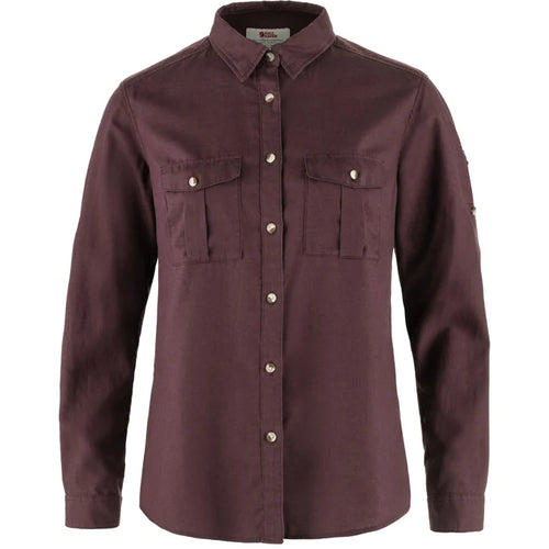 Fjallraven Övik Travel Shirt LS dames - Het Brabants Jachthuis