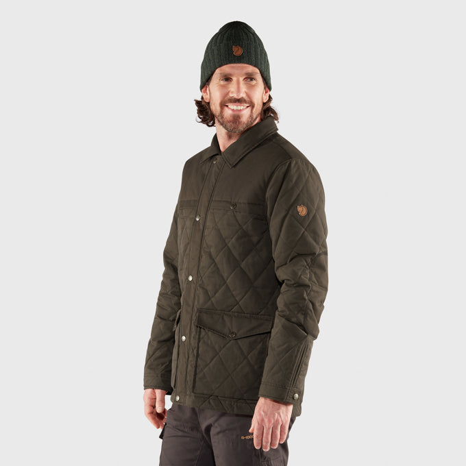 Fjällräven Övik Wool Padded Jacket M, dark olive