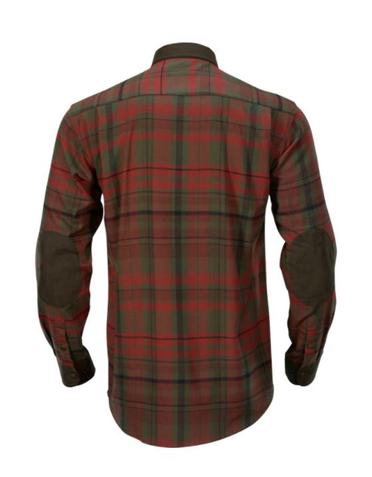 Härkila Pajala Shirt, red autumn check