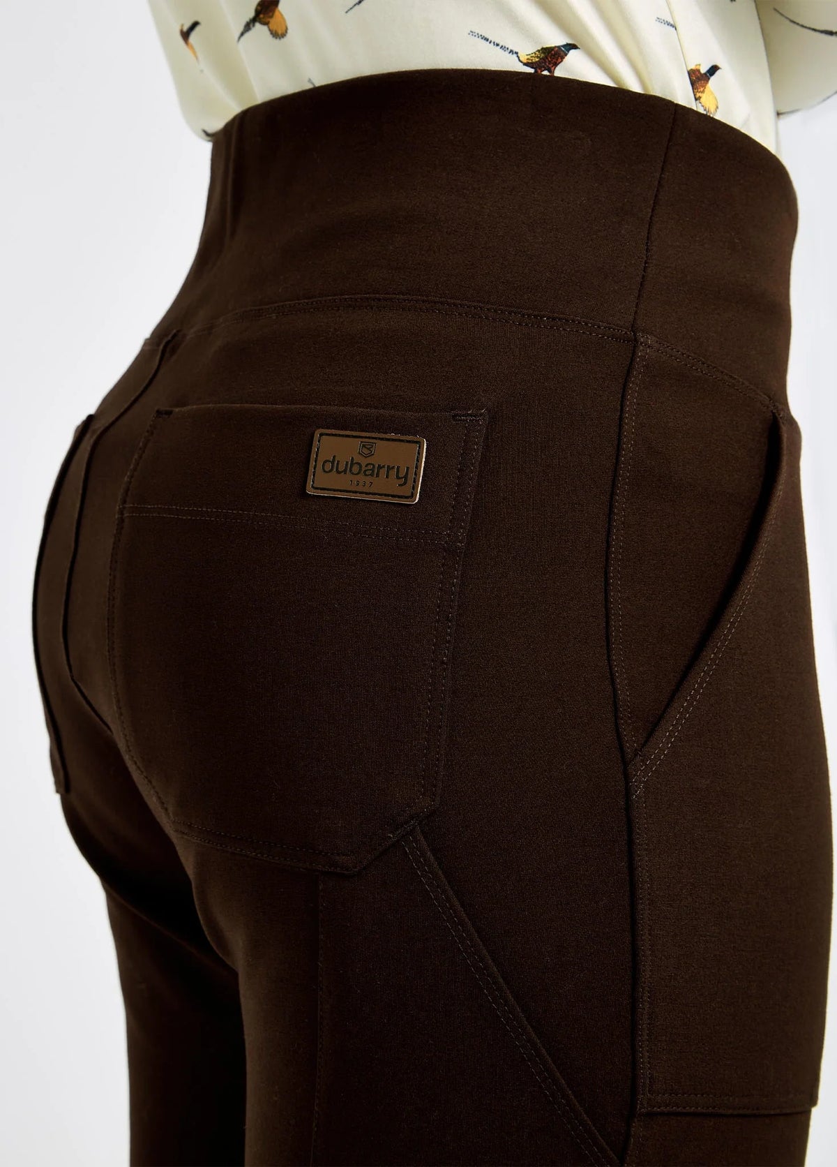 Dubarry Pepperwort, dames stretch broek, bourbon