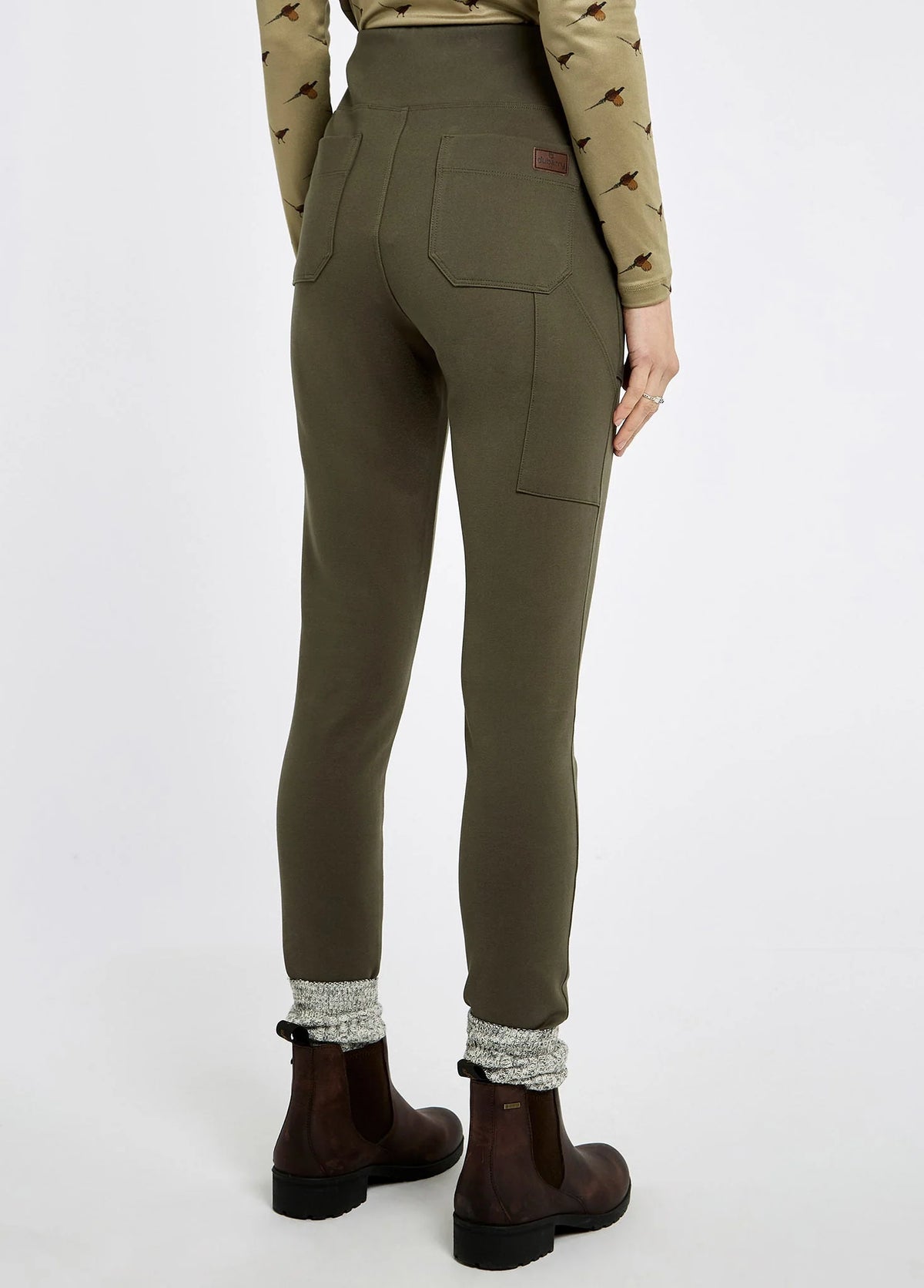 Dubarry Pepperwort, dames stretch broek, olive