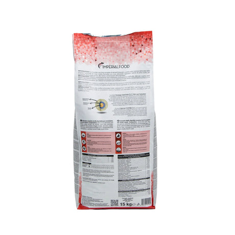 Imperial Food Puppy Plus 3 kg achterkant verpakking