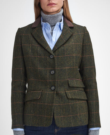 Barbour Robinson Tailored Jacket, herringbone with spiced pumpkin