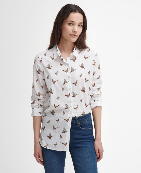 Barbour Safari Shirt, grouse print