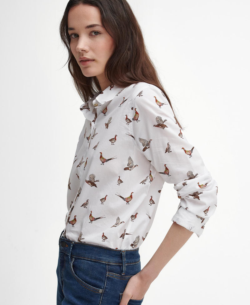 Afbeelding laden in Galerijviewer, Barbour Safari Shirt, grouse print
