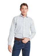 Schöffel Baconsthorpe Tailored Shirt, deep purple check