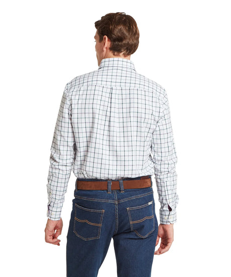 Schöffel Baconsthorpe Tailored Shirt, deep purple check