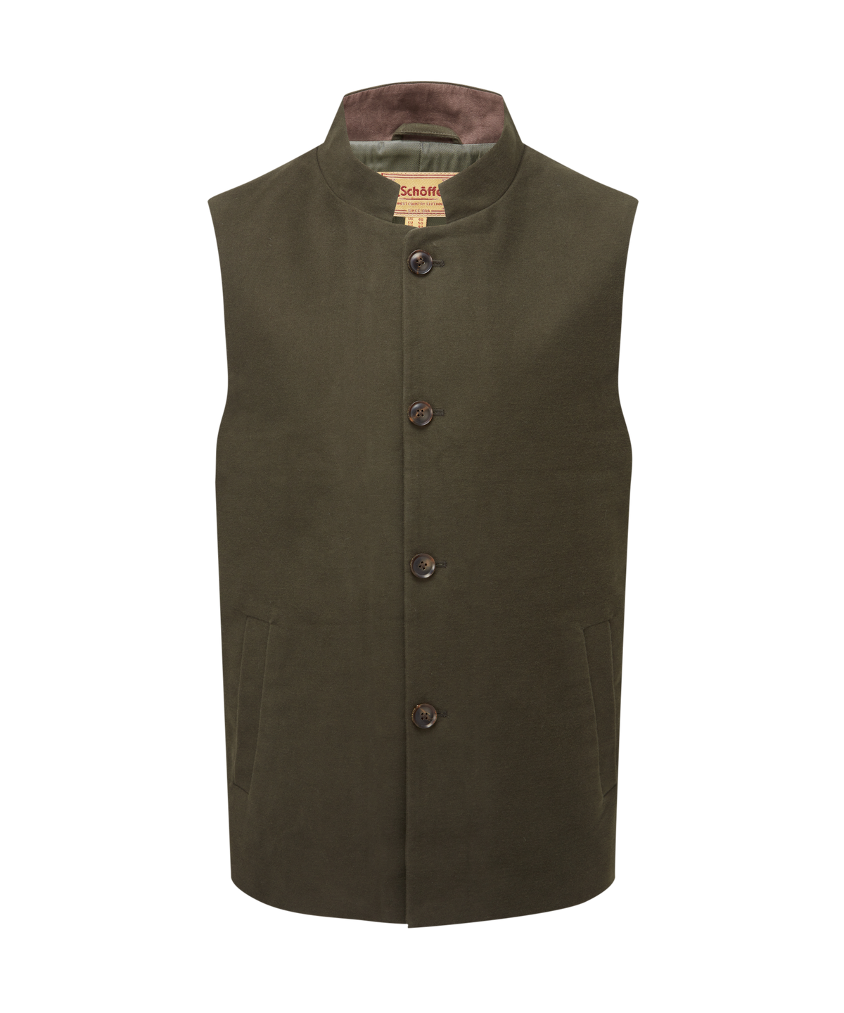 Schöffel Barnsdale Nehru Waistcoat Heren, forest