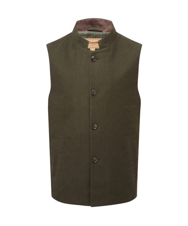 Schöffel Barnsdale Nehru Waistcoat Heren, forest