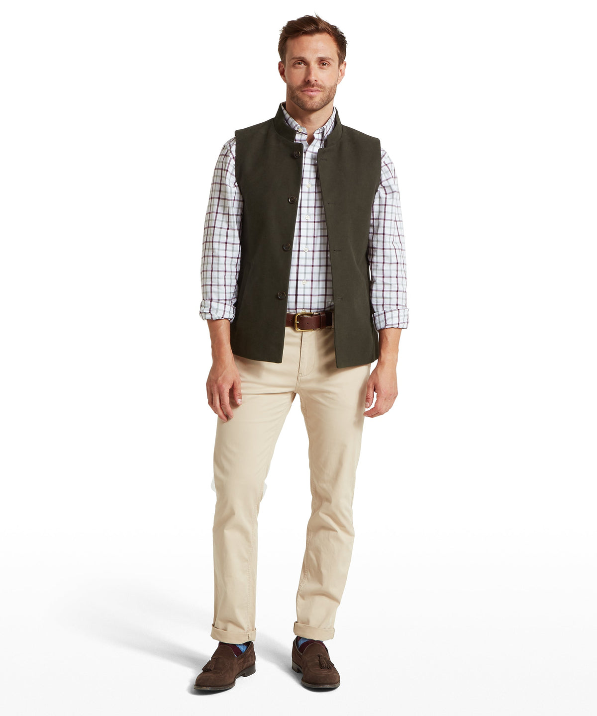 Schöffel Barnsdale Nehru Waistcoat Heren, forest