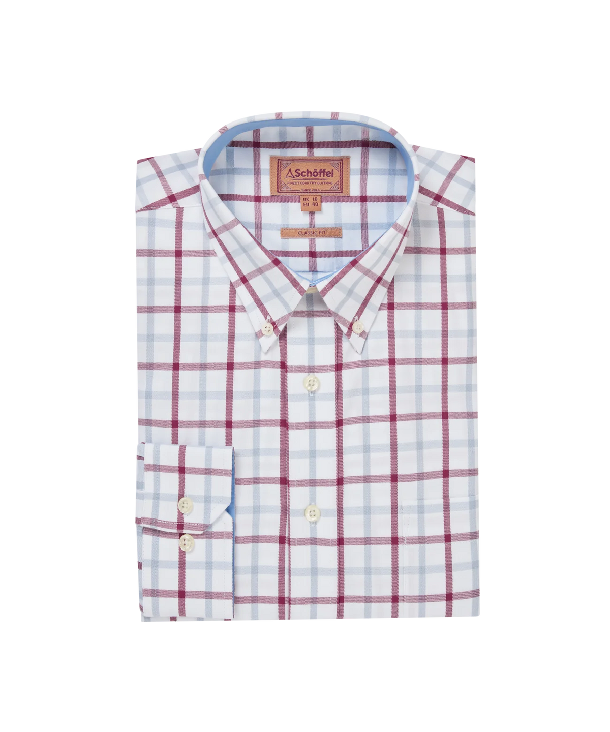 Schöffel Brancaster Classic Shirt, mountain blue check