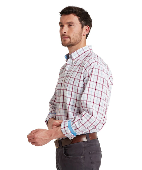 Schöffel Brancaster Classic Shirt, mountain blue check
