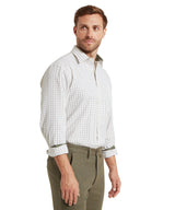 Schöffel Burnham Tattersall Classic Shirt Heren, blueberry tattersall