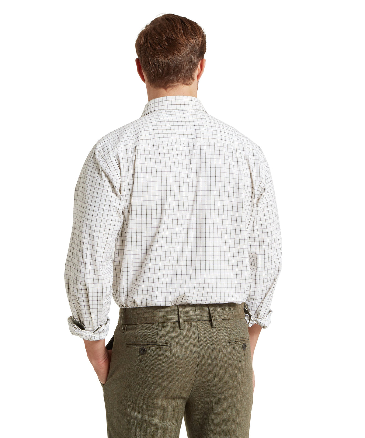 Schöffel Burnham Tattersall Classic Shirt Heren, blueberry tattersall