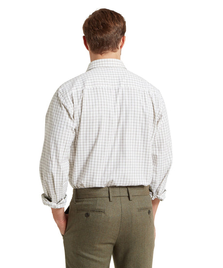 Schöffel Burnham Tattersall Classic Shirt Heren, blueberry tattersall