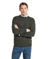 Schöffel Calton Cotton Cashmere Crew Jumper, loden green