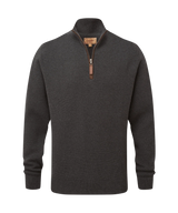 Schöffel Marlow Quarter Zip Jumper Heren, charcoal