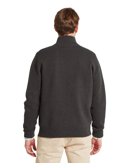 Schöffel Marlow Quarter Zip Jumper Heren, charcoal