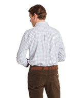 Schöffel Milton Tailored Shirt, port/lake blue check