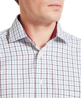 Schöffel Milton Tailored Shirt, port/lake blue check