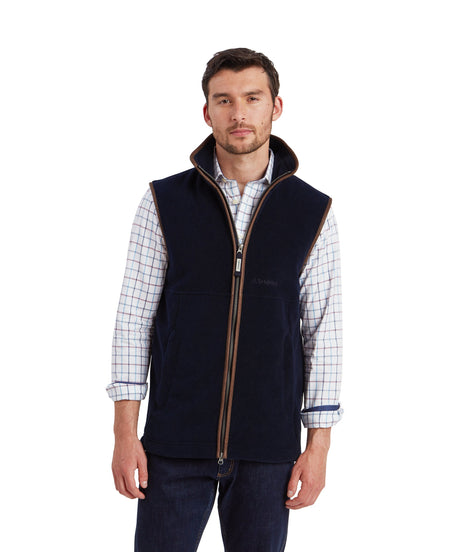 Schöffel Oakham Fleece Gilet Heren, navy