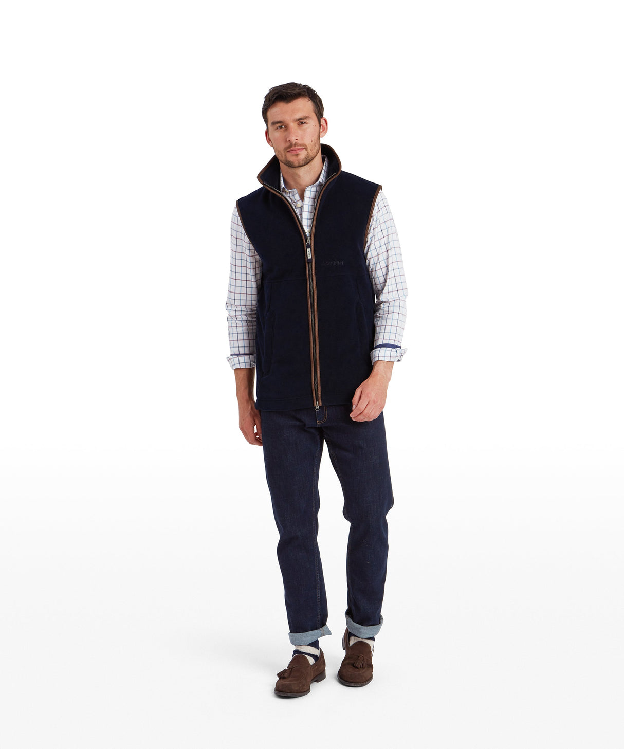 Schöffel Oakham Fleece Gilet Heren, navy