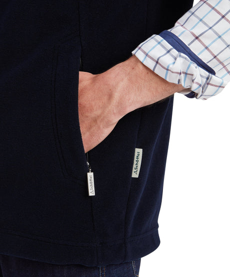 Schöffel Oakham Fleece Gilet Heren, navy