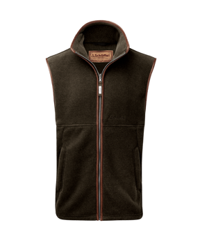 Schöffel Oakham Fleece Gilet Heren, dark olive