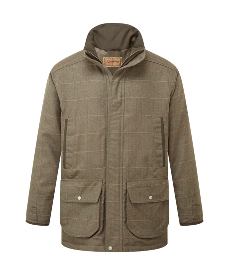 Schöffel Ptarmigan Tweed Classic Coat, Lochlane Tweed