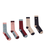 Schöffel Women's Bamboo Sock (Box Of 5), bee mix