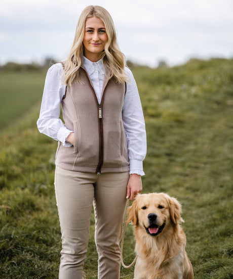 Schöffel Lyndon Ii Fleece Gilet Dames, mushroom