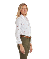 Schöffel Norfolk Shirt Dames, pheasant print