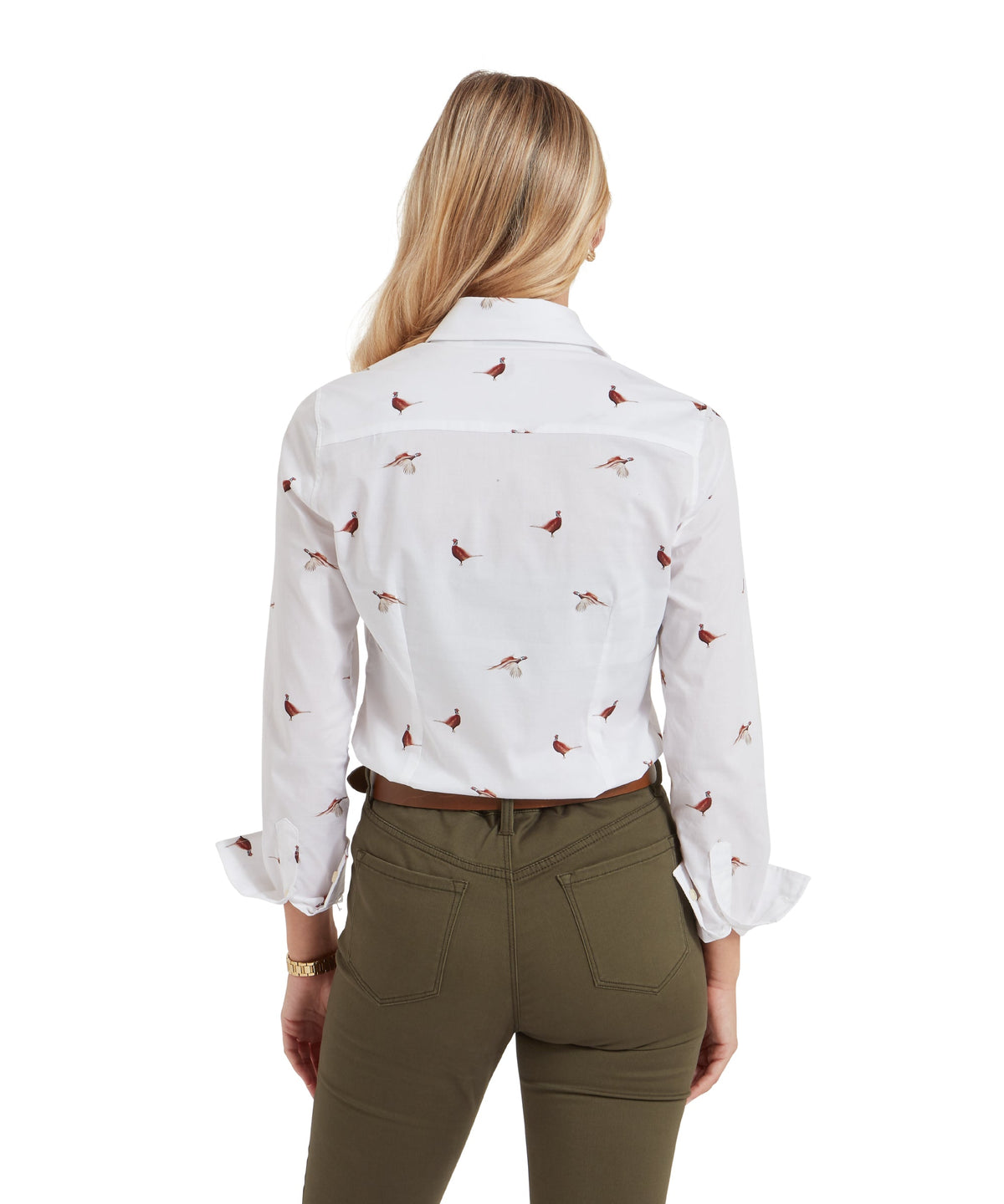Schöffel Norfolk Shirt Dames, pheasant print