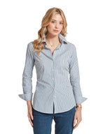 Schöffel Norfolk Shirt, force blue stripe