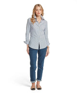 Schöffel Norfolk Shirt, force blue stripe