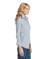 Schöffel Norfolk Shirt, force blue stripe