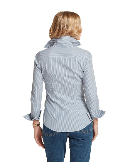 Schöffel Norfolk Shirt, force blue stripe