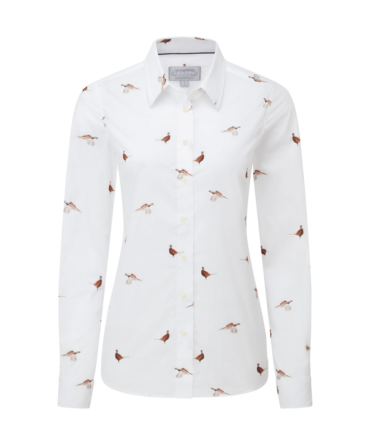 Schöffel Norfolk Shirt Dames, pheasant print